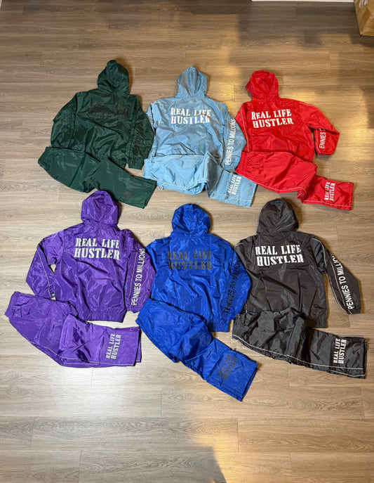 Real Life Hustler Windbreaker Full Set