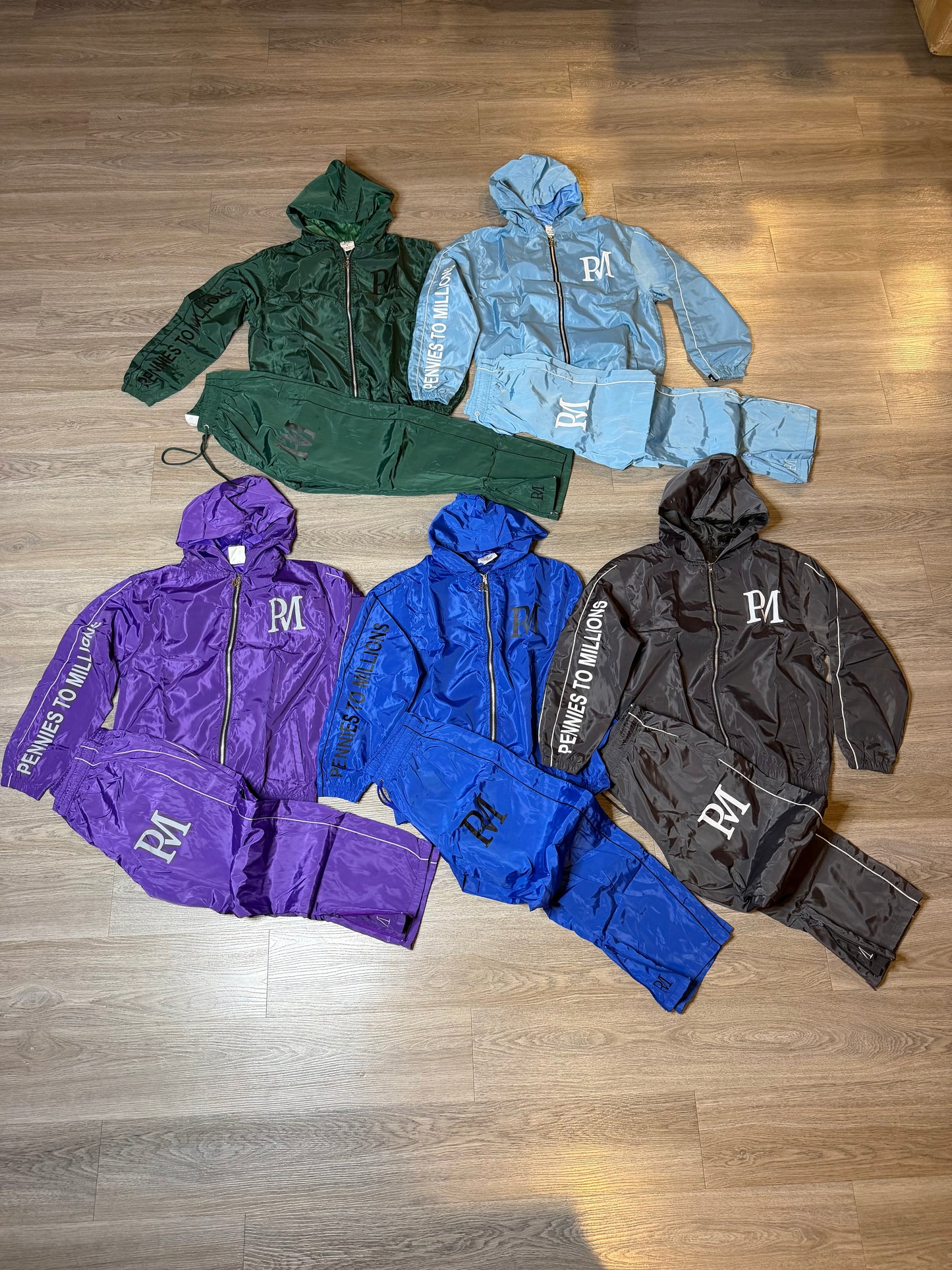 Real Life Hustler Windbreaker Full Set