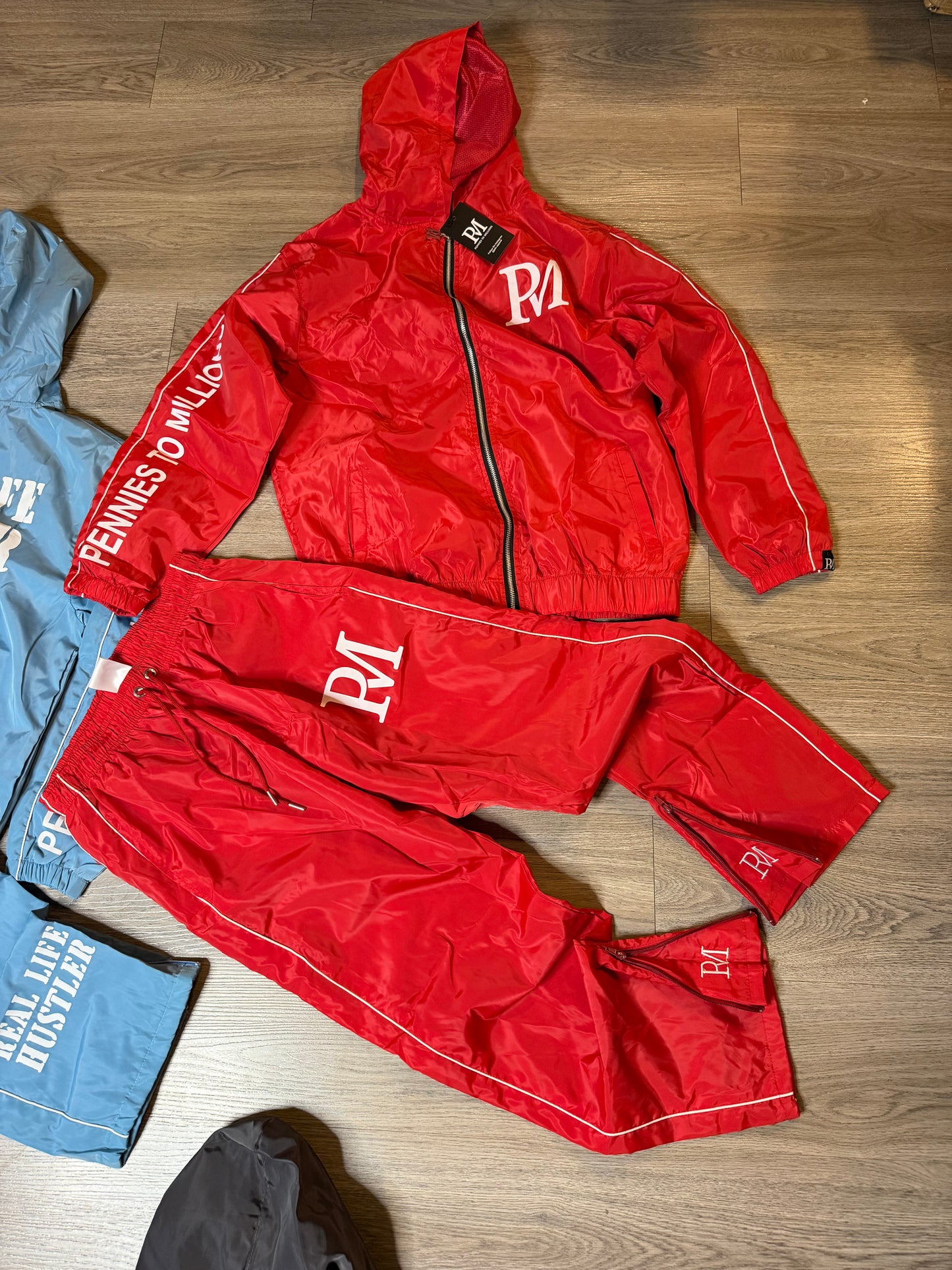 Real Life Hustler Windbreaker Full Set