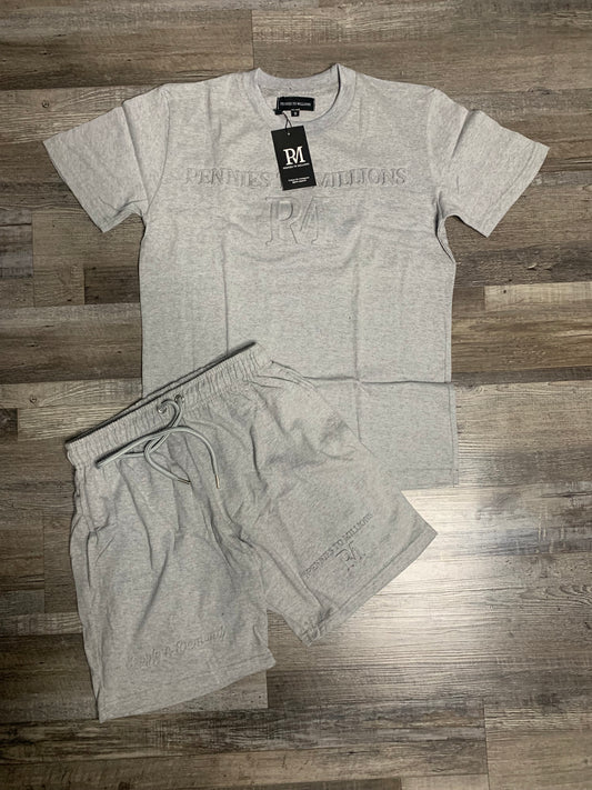 Embossed Short Set